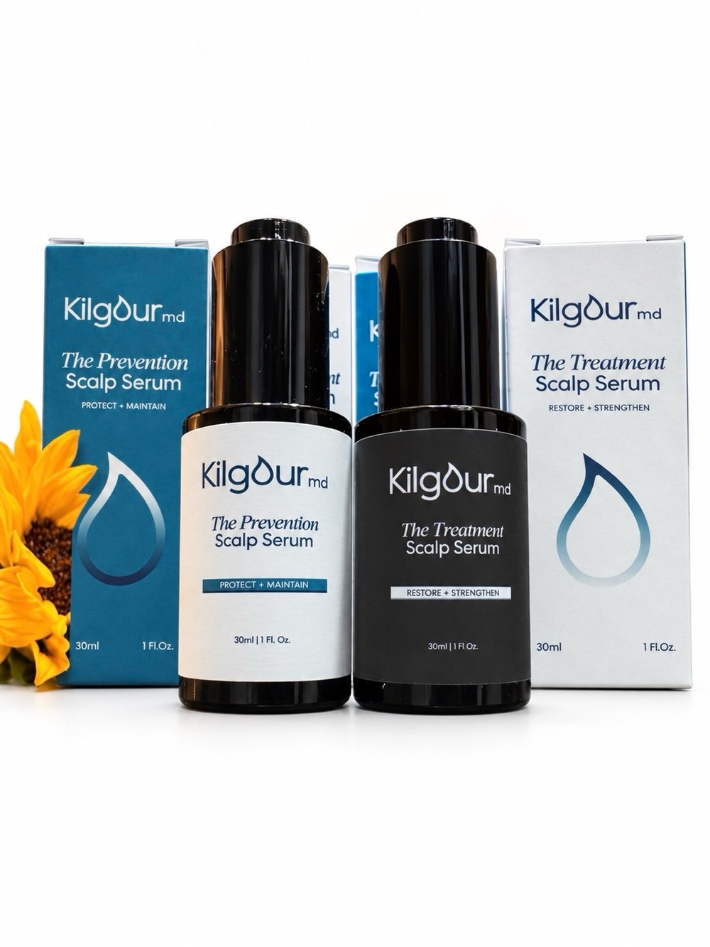 2 Month Supply - Kilgour MD Hair Regrowth Treatment + Prevention -